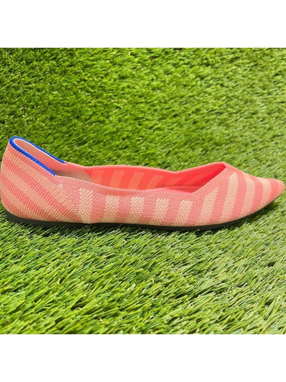 Rothy's The Point Womens Size 7 Pink Casual Classic Slip On Ballet Flats Shoes